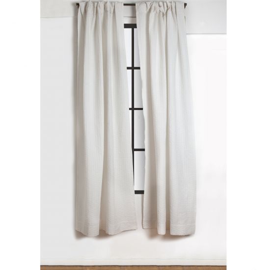 Rupali Woven Curtain - White